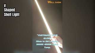 V şeklindeki raf ışığı