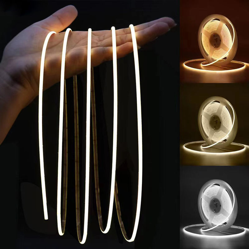 2700K-6500K 12V LED COB Şerit 24V Yüksek Yoğunluklu Cips Kapalı Ev Dekorasyonu
