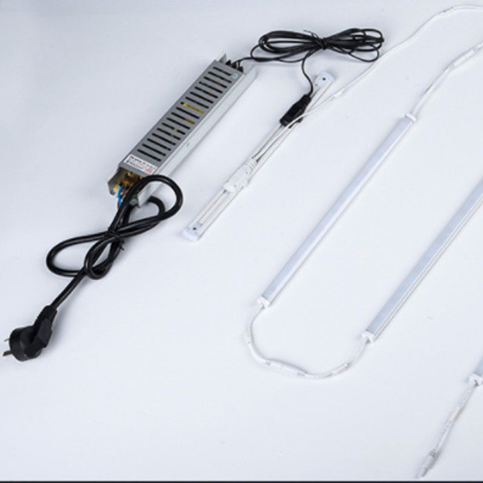 Mıknatıs 12V 24V LED Parça Hafif Raylı Beyaz Gri Siyah Güç Sistemi Işık Adaptörünü Bağlayın