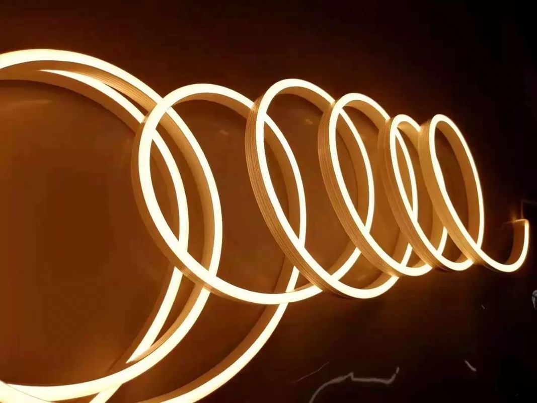 Silikon Neon Tüp LED Şerit 1212 Dış Dekorasyon 24V 14.4W Yüksek Parlaklık