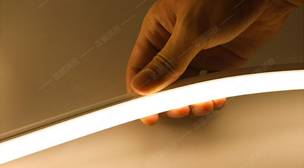 Neon Halat Işık Flex Tüp üst yan viraj aydınlatma 24V silikon esnek led neon ip
