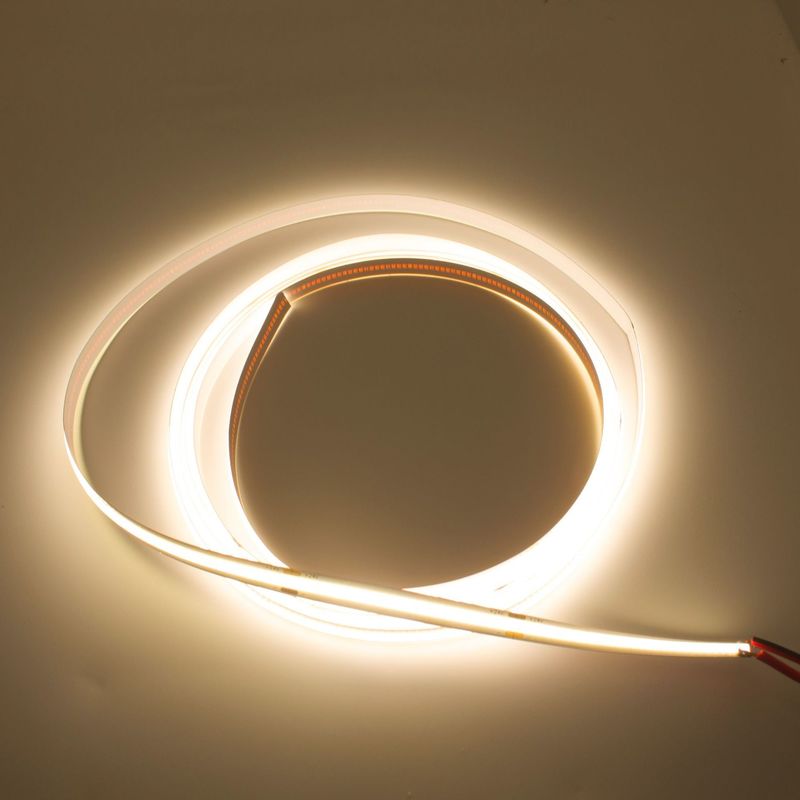 480leds/M LED Şerit COB 12V Yüksek Yoğunluk 4000K 10W Ev Dekorasyonu