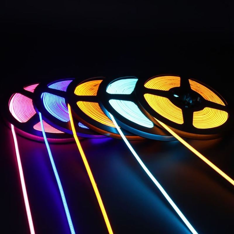 Ultra 4mm COB LED Şerit 480leds/M 4000k 8W İç Mekan Dekoru