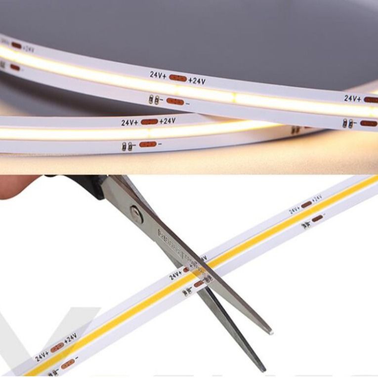 Dekorasyon için DC 24V LED COB Işık 14.4W Kesilebilir Esnek
