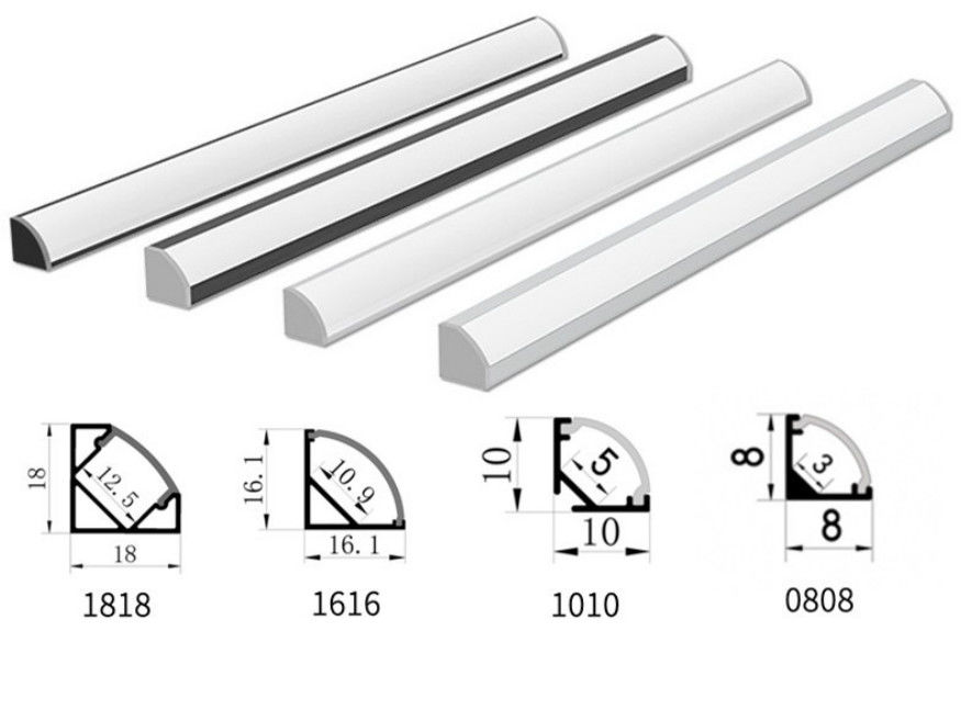 5W 8W 10W 12W 14.4W Raf Altında Mutfak Rafı İçin LED Aydınlatma V Tipi