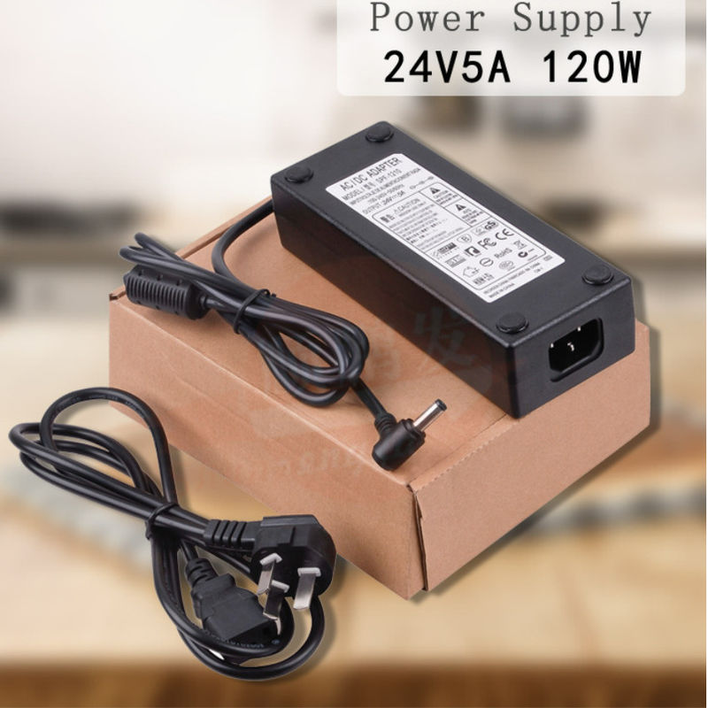 5A LED Modül Güç Kaynağı 12V LED DC Güç Kaynağı Masası LED Şerit Işıklar İçin Siyah Güç Kaynağı