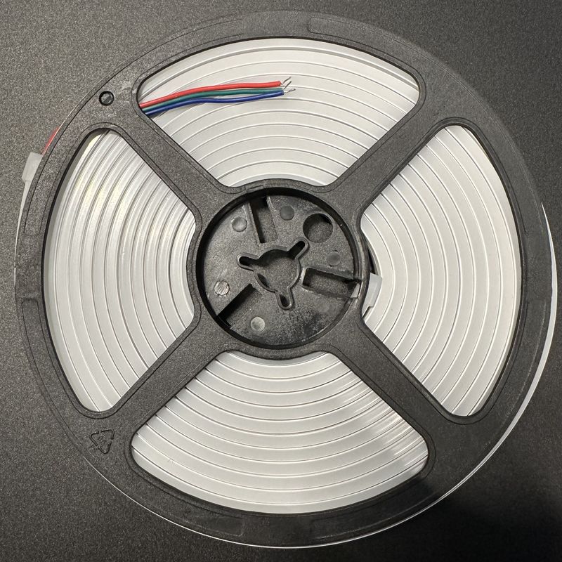 DC 12V 24V IP65 Su Geçirmez Silikon Neon Şerit Işık Çift renk sıcaklığı