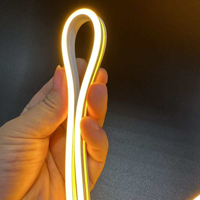 240LEDs/M 5M/Roll Neon Esnek Aydınlatma iki çift renkli dimm silikon tüp ışık