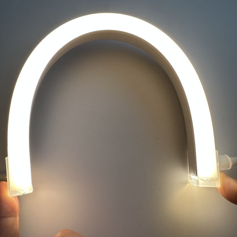Silikon Neon Şerit Işık Su Geçirmez 16,4 ft/5 m Kesilebilir ve Bağlanabilir, RGB Renk Değiştirme