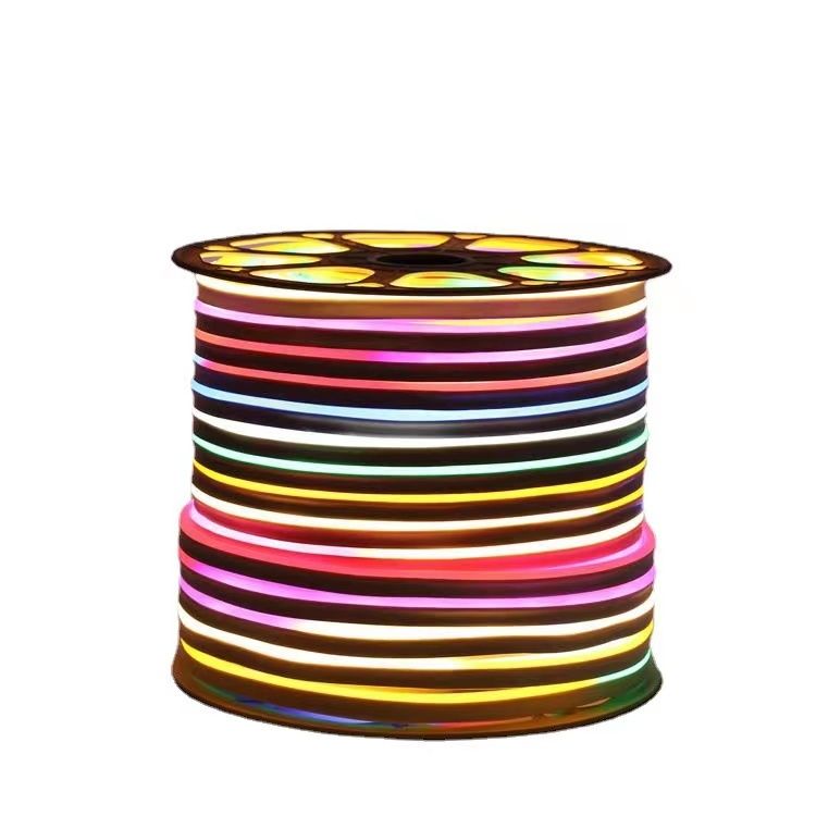 Dekorasyon için 240LEDs / M LED Neon Esnek Tüp 14.4W / M Silikon Tüp